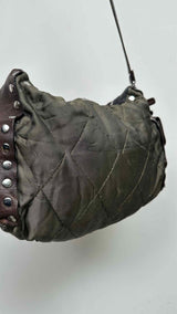 Marni Studded Multi-fabric Shoulder Bag