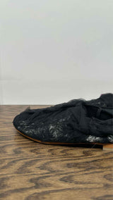 Tao Comme Des GarÃ§ons All-over Lace Detailing Flats