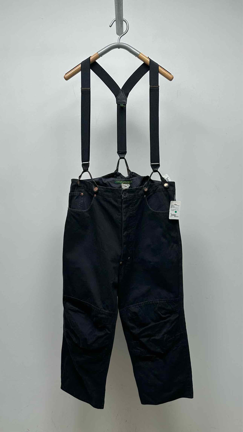 Paul Harnden Moleskin Cropped Wide Suspenders Work Pants