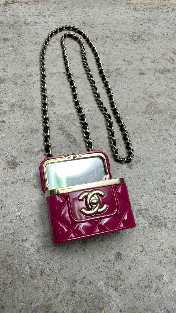 Chanel Logo box Long Necklace