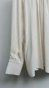 Louis Vuitton Front-Pleated Frill-Collar Shirt