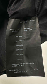 PRADA N/S Shoulder-bow Draped Satin top