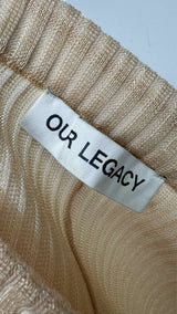 Our Legacy Sheer-ribbed Easy Pants