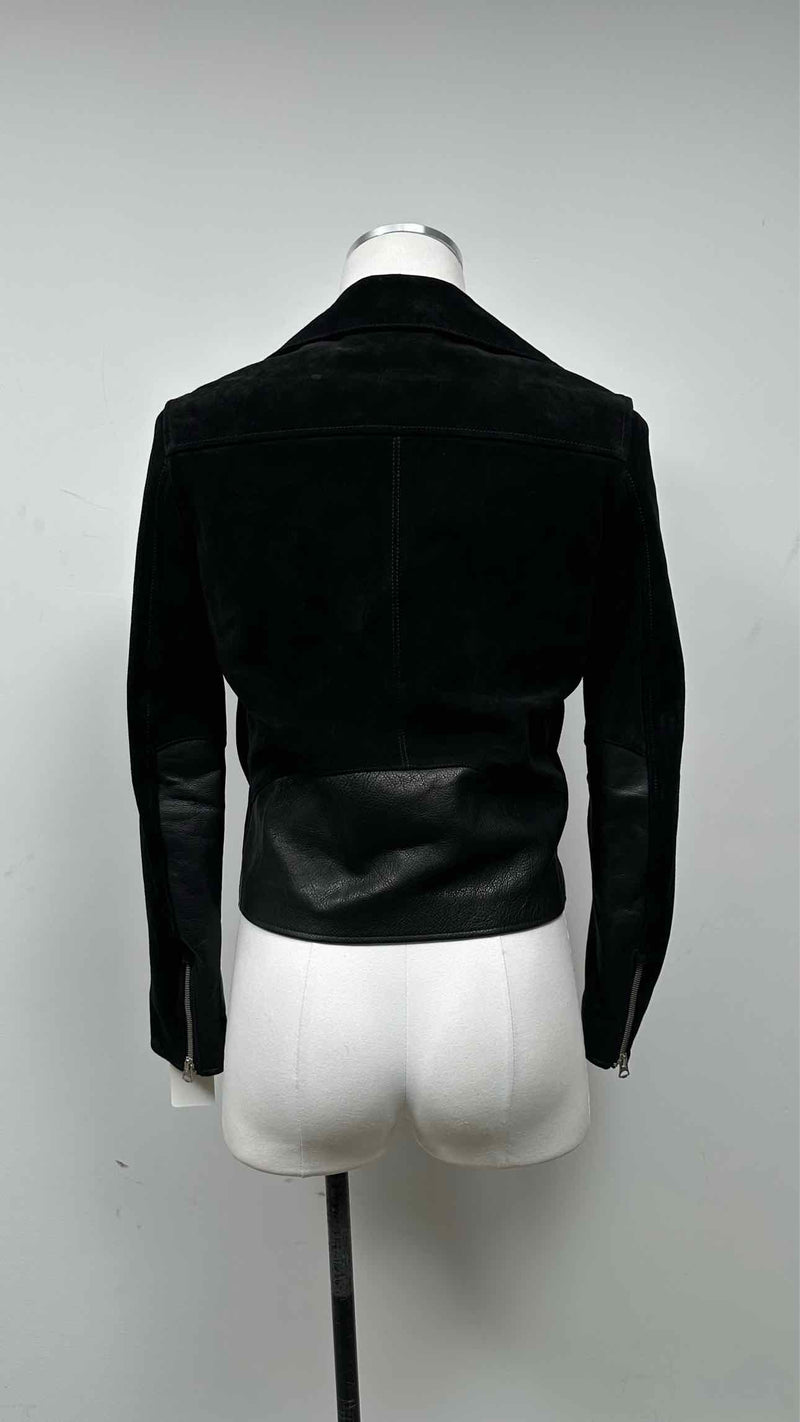 Acne Studios Leather-sleeve Suede Jacket