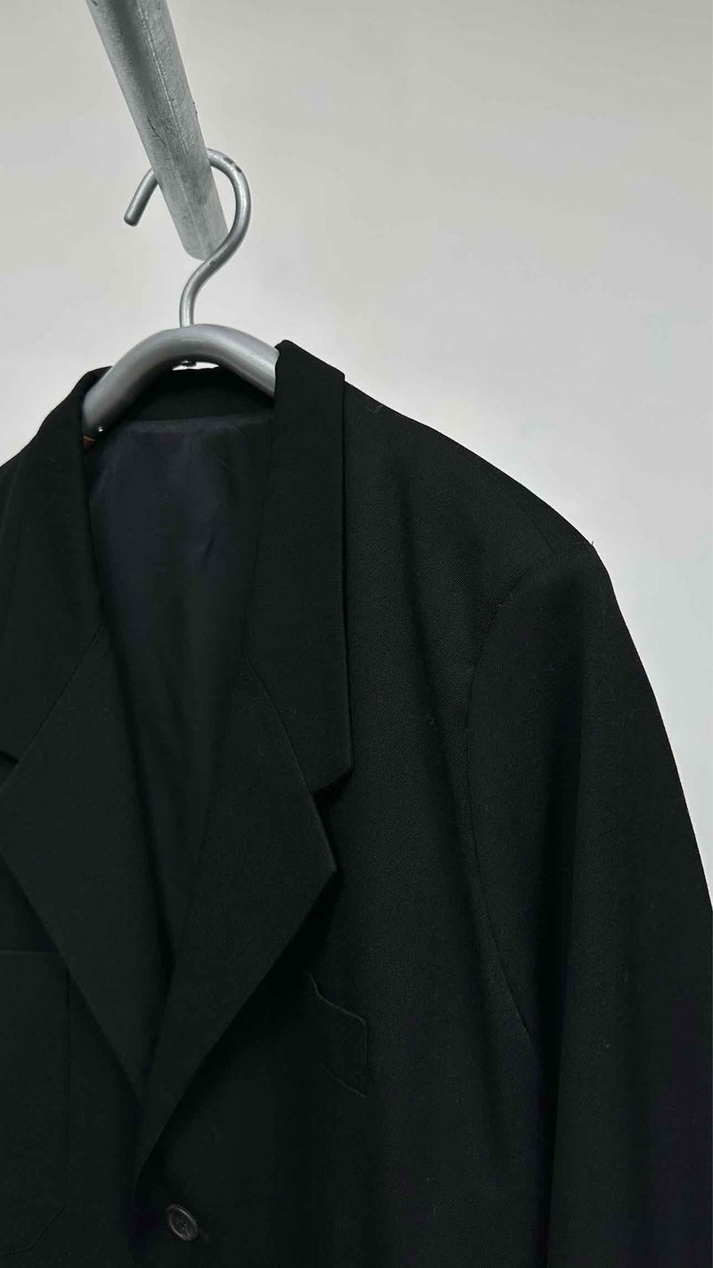Yohji Yamamoto Pour Homme Multi-pocket Long Blazer Jacket