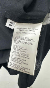 Yohji Yamamoto Pour Homme High-neck Buckled Sheer Top