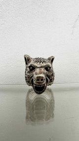 Gucci Anger Forest Wolf Head Ring