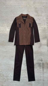 Fendi Suede Docking Knit Set-up