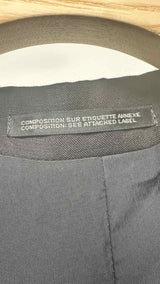 Yohji Yamamoto Pour Homme Reconstructed Stripe-patch Oversized Blazer Jacket