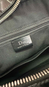 Dior Homme Glossy-Leather Document Brief Bag