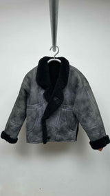 Sandro Shearling Short Coat