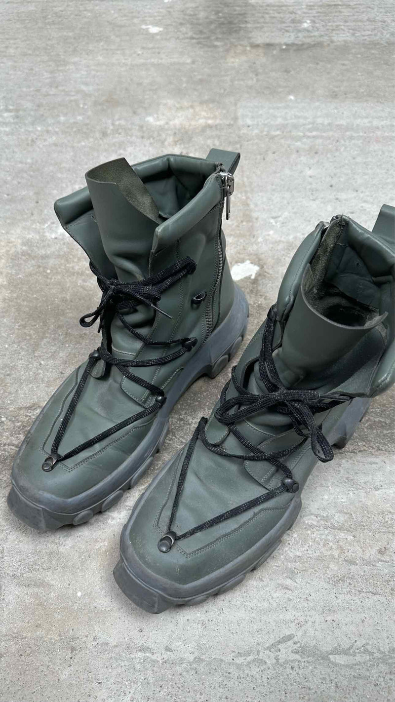 Rick Owens Pentagon Tractor Hiking Boots