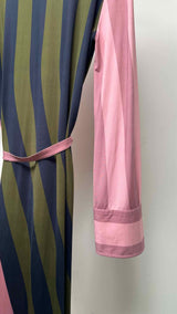 JW Anderson L/S Wrapped Stripe Polo Dress