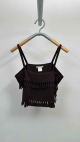 Issey Miyake Fringed Square Wrap Camisole