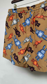 MCM Robot-printed Shorts