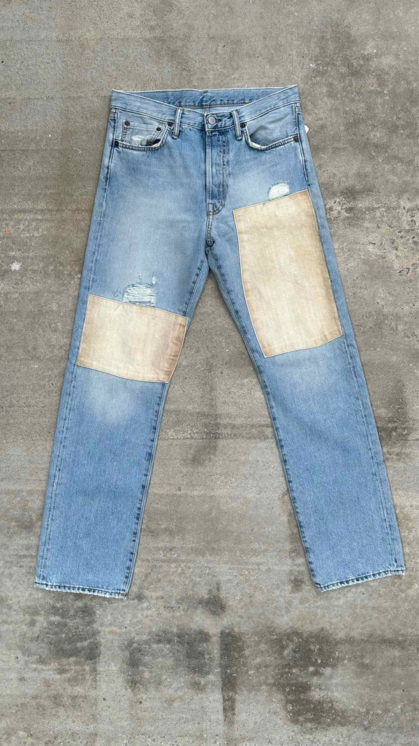 Acne Studios Patched Distressed Jeans