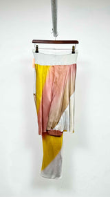 Rick Owens Asymmetrical Front-hanging Satin Easy Shorts