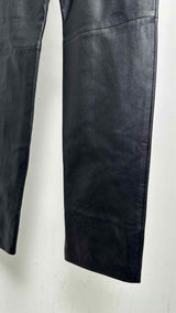 Saint Laurent Pleated Leather Pants