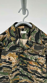 Dries Van Noten Patchwork Camo Shirt Jacket