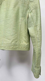 Courreges X UTA Arline Flight Crew Uniform Faux Leather Jacket