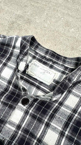 Greg Lauren Check Row-end Flannel Studio Shirt