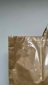 Comme Des Garcons PVC Logo Tote Bag