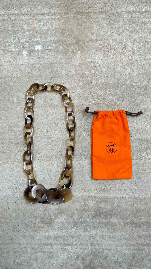 Hermès Horn Chain Necklace