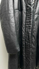 Gareth Pugh Quilted-leather Paded Long Coat