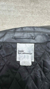 Noir Kei Ninomiya Faux-fur Riders Jacket