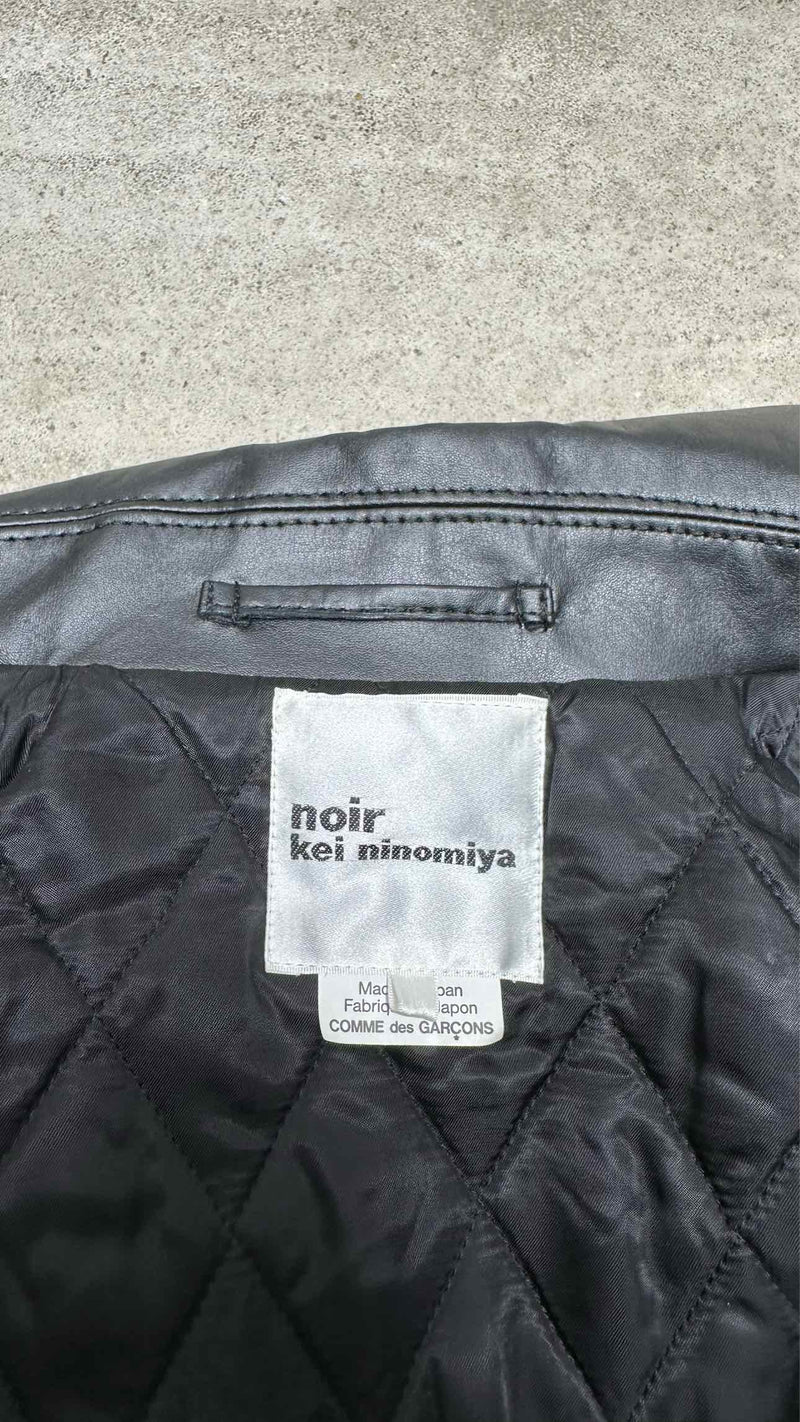 Noir Kei Ninomiya Faux-fur Riders Jacket