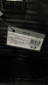 PRADA Metalic Spazzolato Embossed Tote Bag