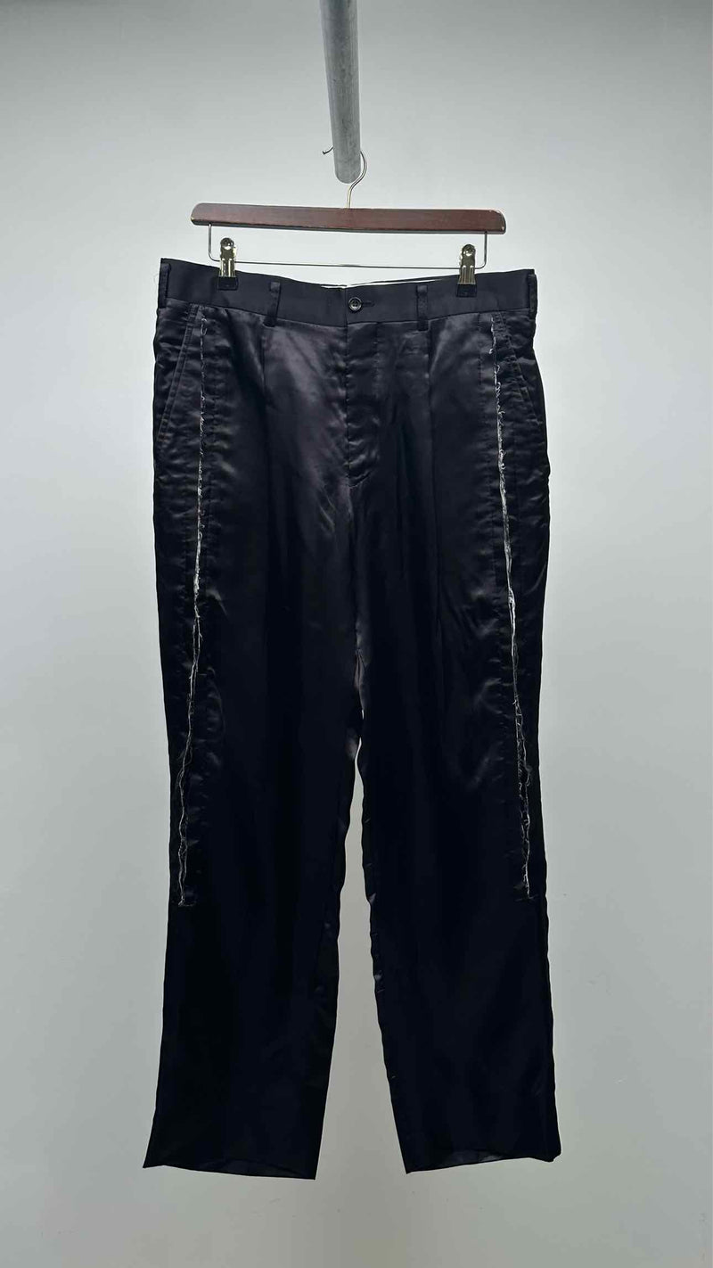 Comme Des Garçons Satin Cut-out Wide Pants