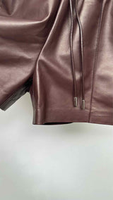 Givenchy Lamb-leather Easy Shorts