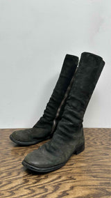 GUIDI Suede Long Boots