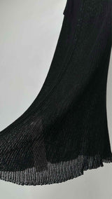 Rick Owens Mock-neck Mesh Long Vest