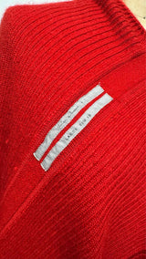 Rick Owens Oversized Knit Open Cardigan
