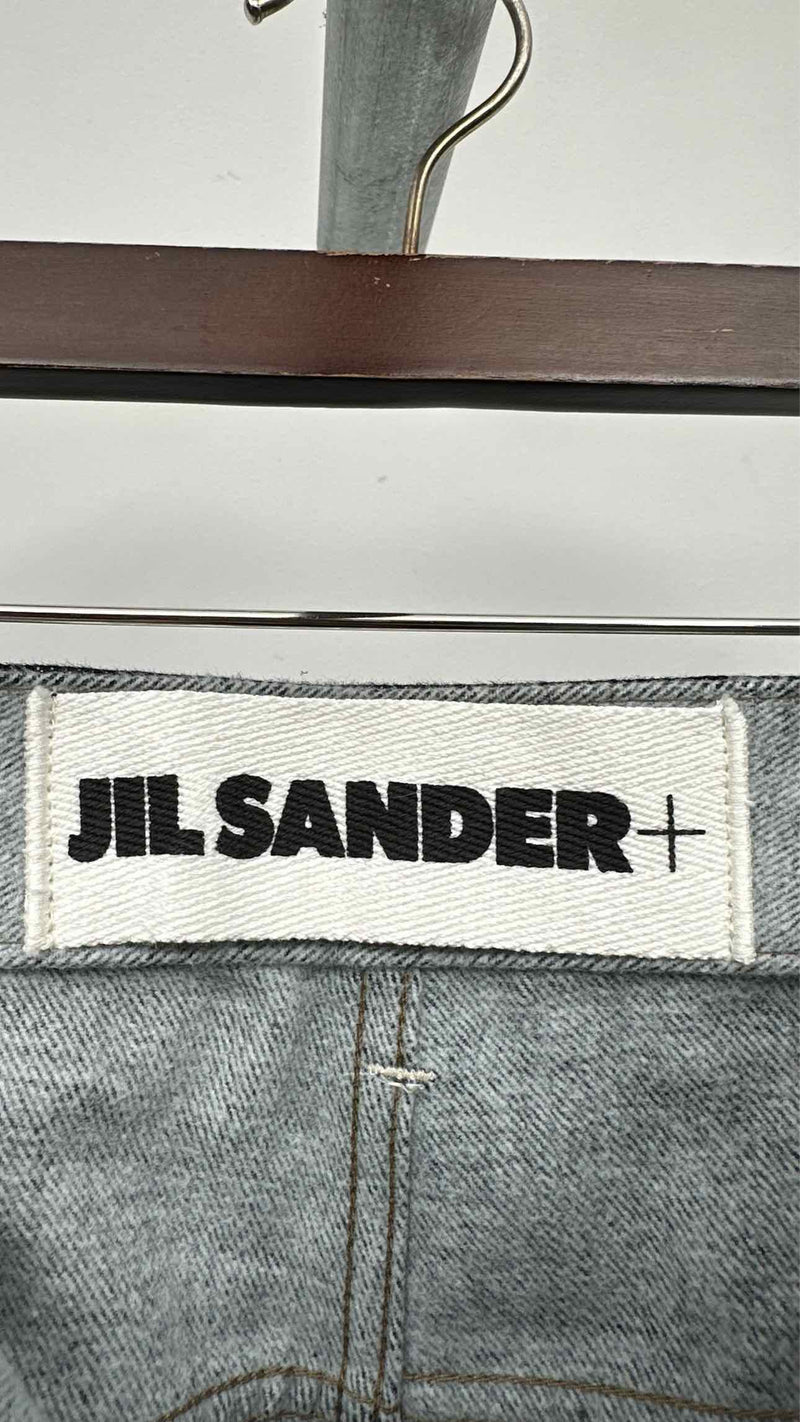 Jil Sander + High-waisted Wide Jeans