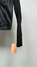 Saint Laurent Waxed Denim Trucker Jacket
