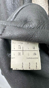 Rick Owens Shearling Bomber Jacket