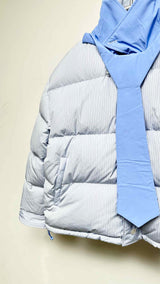 SSSTUFFF Reversible Shirt Down Jacket