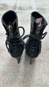 Haider Ackermann Back Zip Lace up Heels Boots