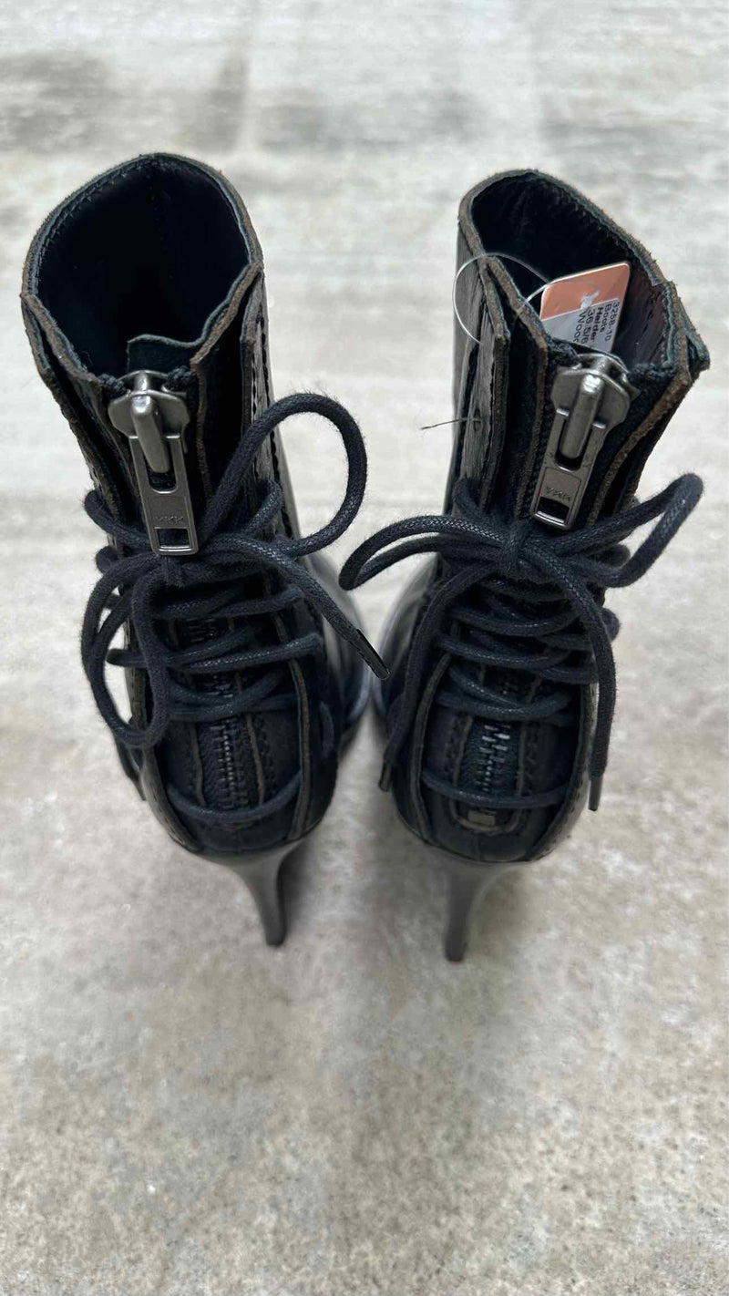 Haider Ackermann Back Zip Lace up Heels Boots