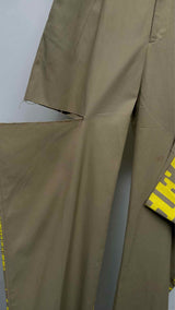 Margiela Cut-out Back-printed Pants