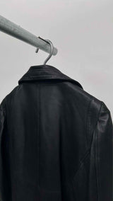 Yohji Yamamoto Slim-fit Leather Jacket