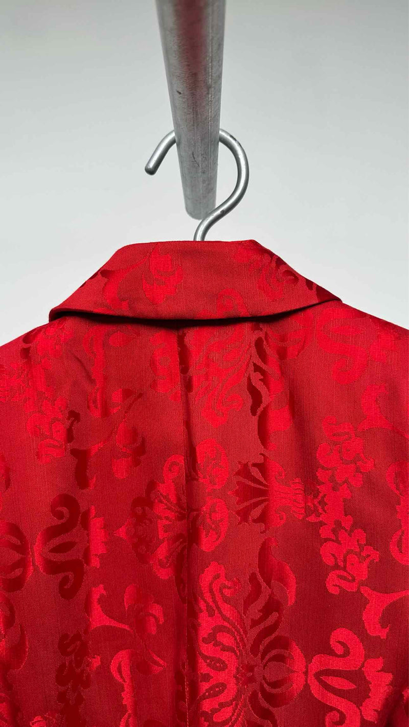 Ann Demeulemeester Botanical Jacquard Blazer Jacket