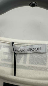 JW Anderson Boatneck Raglan Sleeve Crossword Print Tee