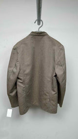 Comme Des Garcons Homme Plus Graphic-lining Plaid Blazer Jacket