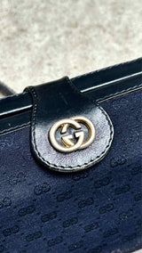 Gucci Monogram Cloth Mini Shoulder Bag