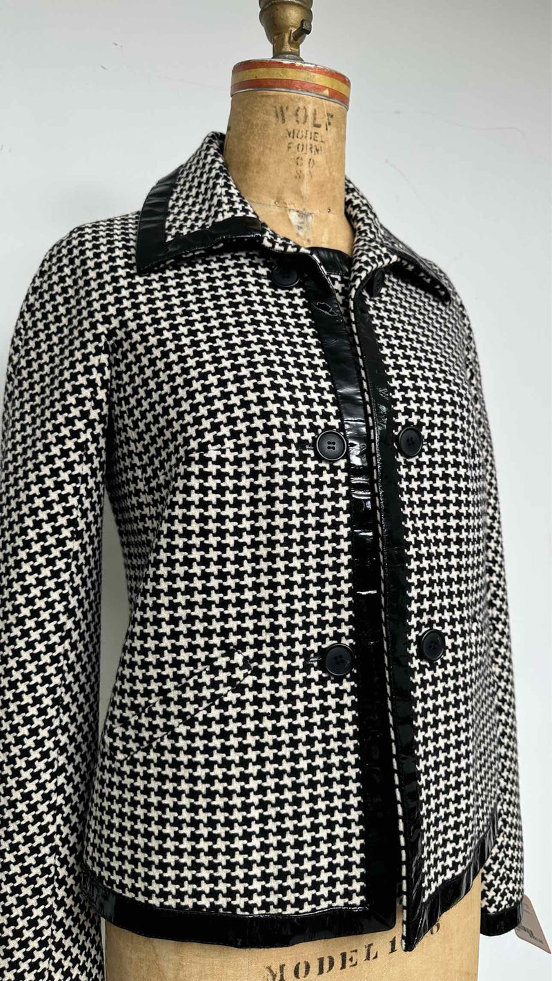 Christian Dior Patent-trim Houndstooth Suits