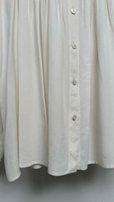 Louis Vuitton Front-Pleated Frill-Collar Shirt